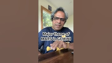 Major theme of Mars in Gemini till October 17, 2024