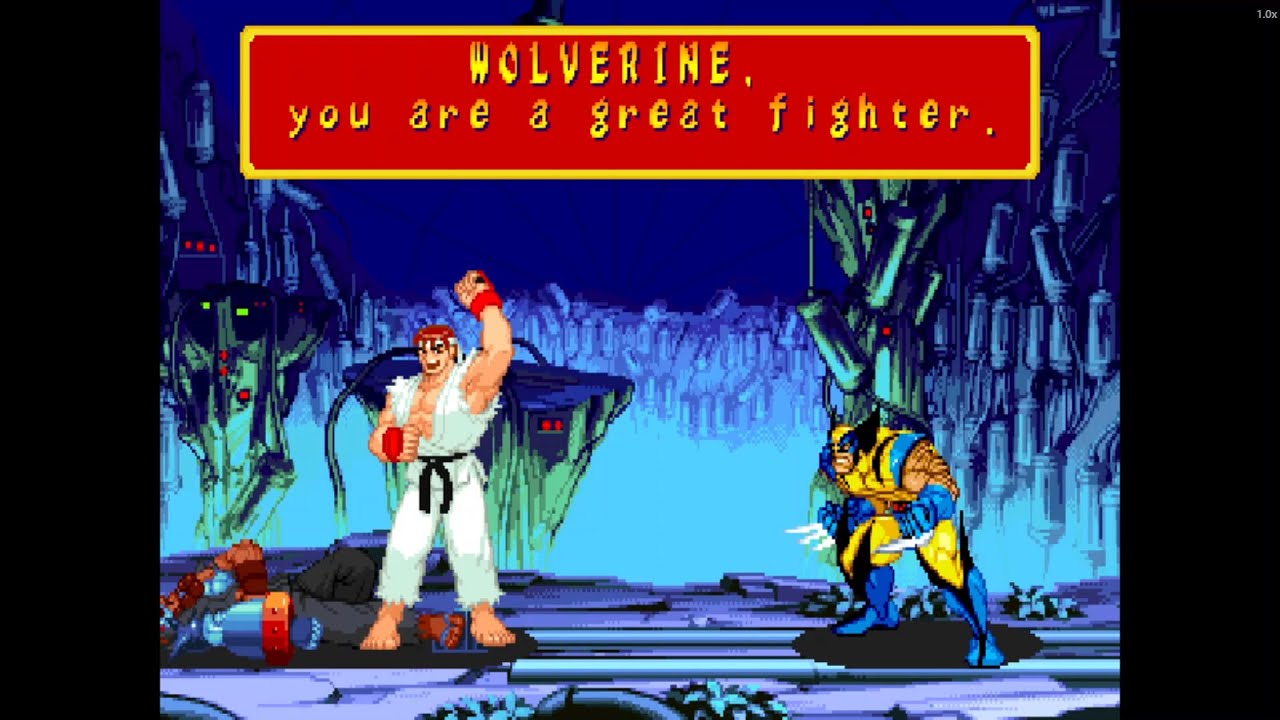 WOLVERINE & RYU — Claws and Hadoukens! | Marvel Super Heroes vs Street Fighter Retro Tag Team