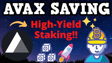 AVAX SAVING High-Yield Staking 100x Crypto 🚀 Avalanche AVAX Passive Income While You Sleep Altcoin 💎
