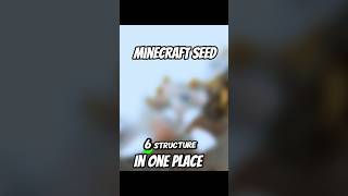 most rarest seed in Minecraft 😯😯 #minecraft #seeds #minecraftseeds #most #rarest #shorts #trending