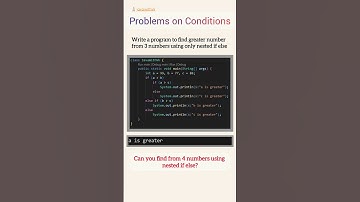 largest from 3 numbers 💡 #java #javawithvk #ai #fyp #code #coding #programming #learning
