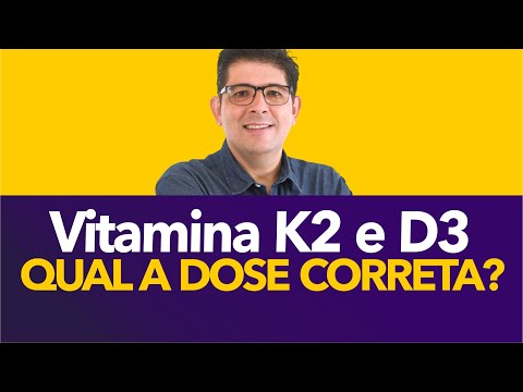 Qual a dose de vitamina K2 para se usar com a vitamina D3 | Dr Juliano Teles