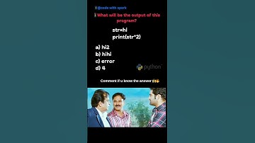 Python logical question 💯🙌// python quiz #shorts #pythonquiz #python #memes #programming #Developer