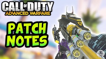 Advanced Warfare: NEW PATCH NOTES! Ohm Variants, Ascendance DLC, Gun Game, Spawns & More! (COD AW)