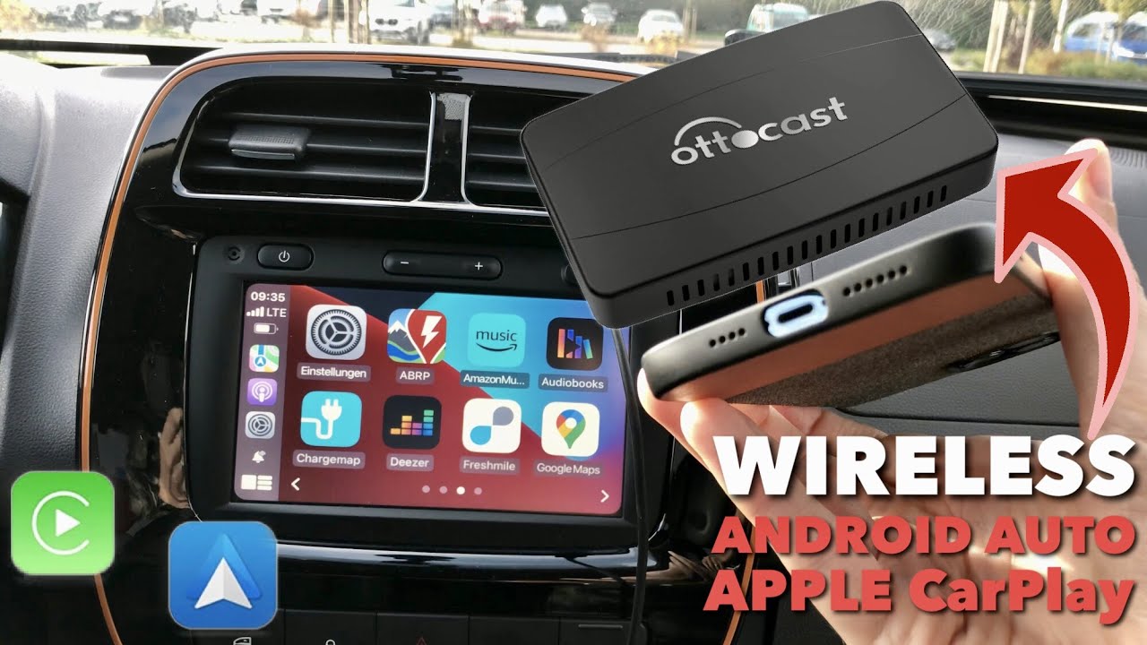 Apple CarPlay & Android Auto kabellos ! nachrüsten im Dacia Spring u.a