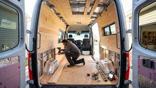Man Builds His Dream CAMPERVAN From Scratch | Complete Van Conversion