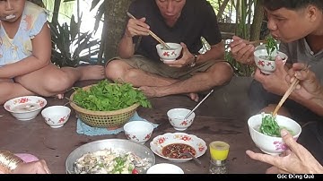 Cá Lóc Bông Nấu Cháo Nhúng Đọt Khổ Qua Rừng / GĐQ