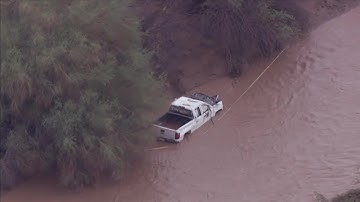 Search continues for man swept away in floodwaters in West Valley