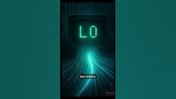 The Internet’s First Word Was ‘Lo’ | How It All Began