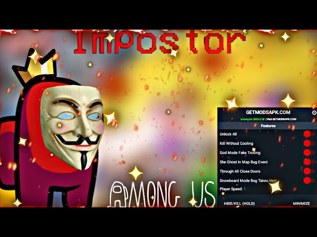 NOVO MOD MENU AMONG US (SEMPRE IMPOSTOR ) ANT-BAN SEM CRASH ATUALIZADO  2023.3.28.a (MUDA NOME !!!!!! 