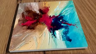 Mastering Texture art: Acrylic painting with Scrapping techniques