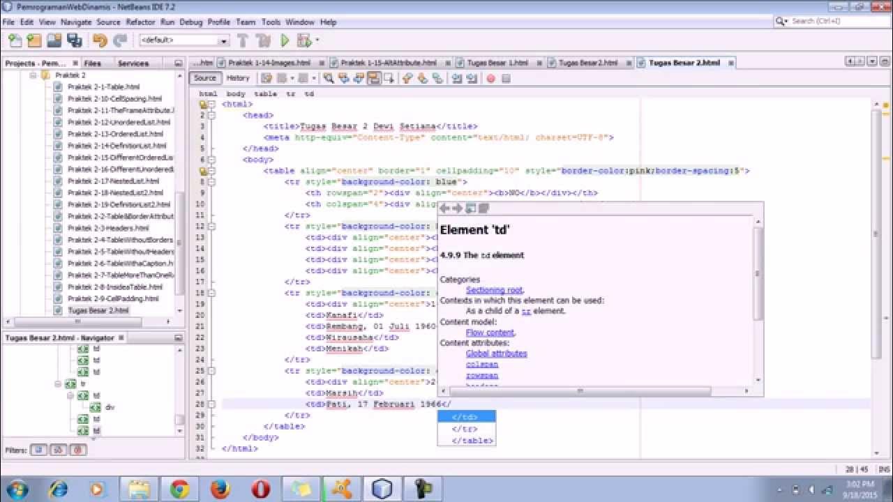 How to Create Table Using Netbeans - YouTube