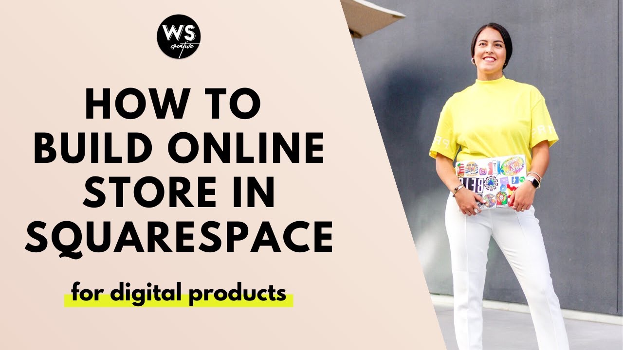 How To Build Online Store in Squarespace (For Digital Products) YouTube