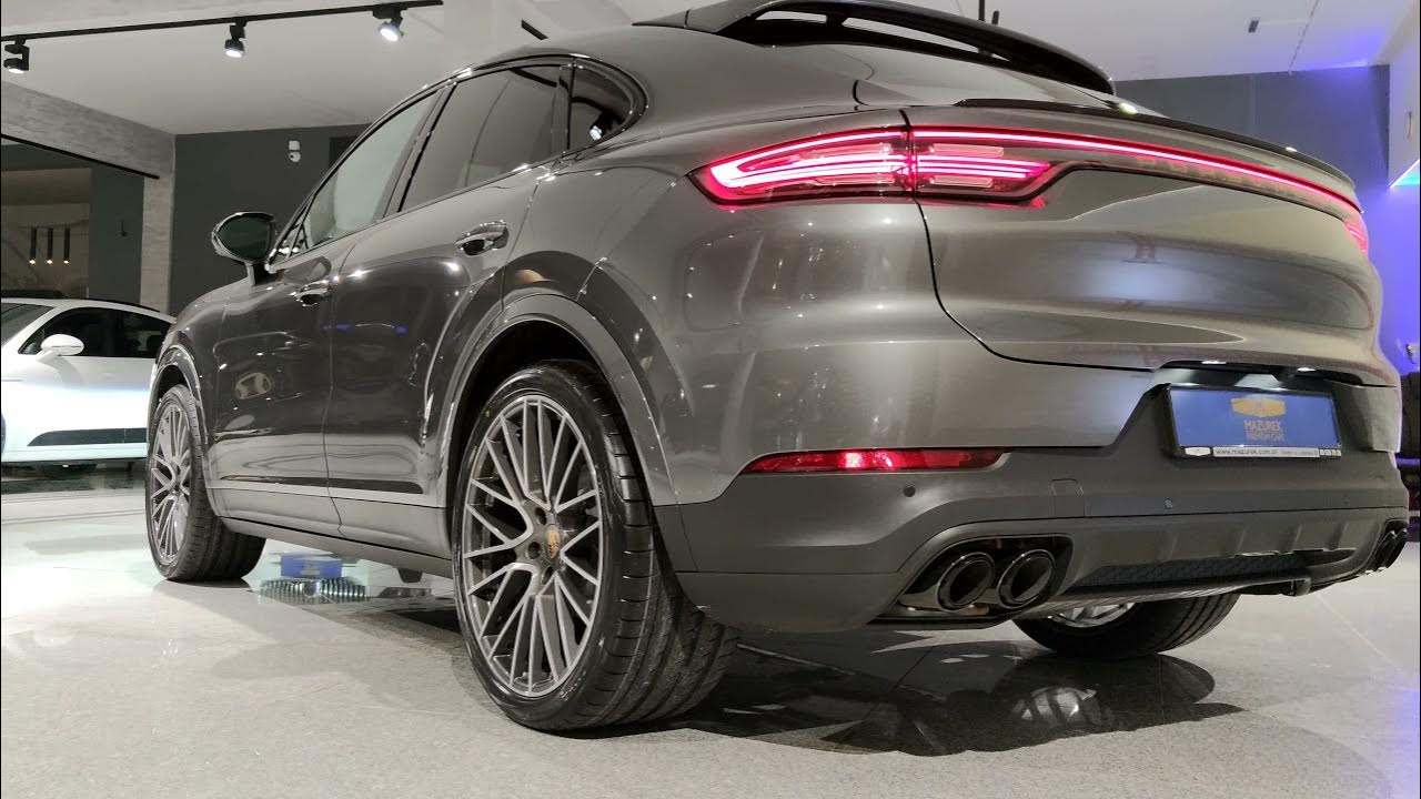 PORSCHE CAYENNE COUPE 3.0 V6 340 KM MY22 QUARZITE GRAY METALIC YouTube