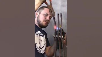 Making Wolverine's Bone Claws #shorts #marvel #wolverine