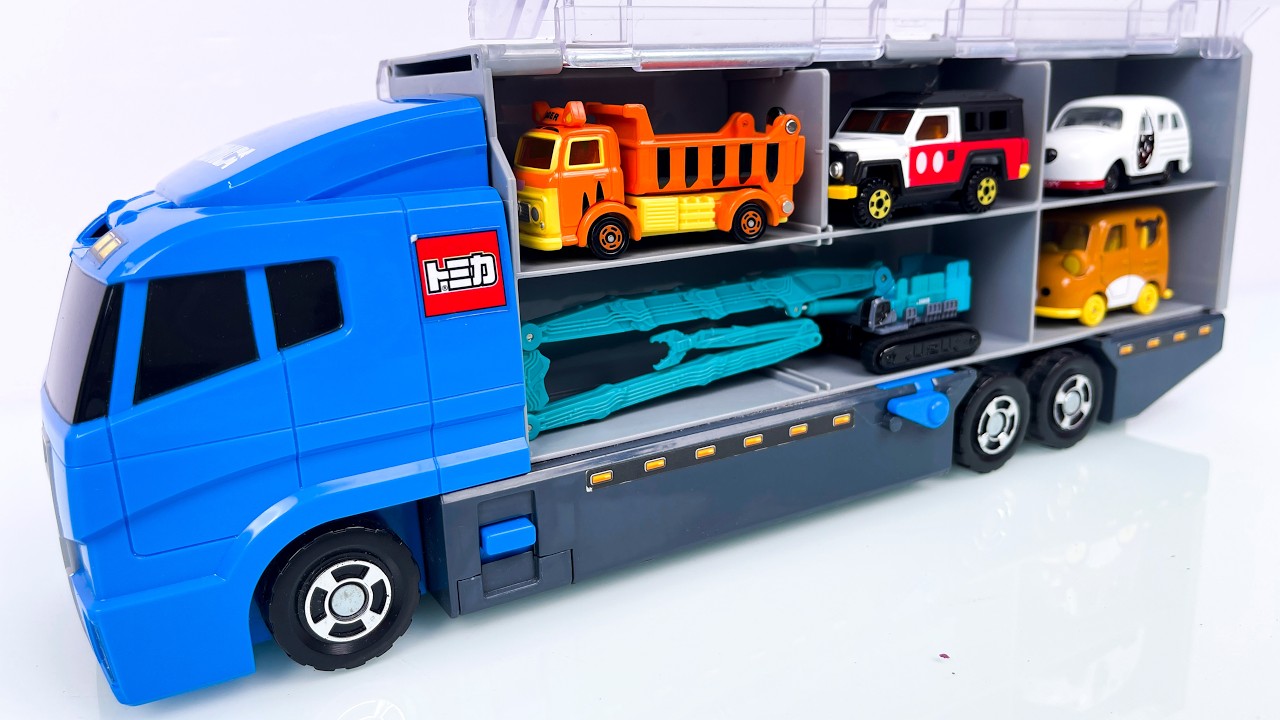 トミカ☆世界の高級な車のミニカーを開封してコンボイへ収納☆ホンダ