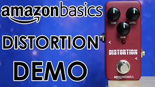 Amazon Basics DISTORTION Pedal | Demo by Matt Pula 586 views 3 years ago 8 minutes, 19 seconds