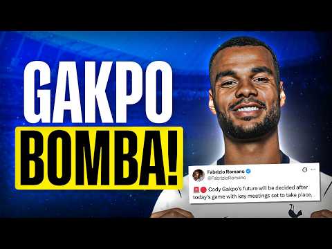 SPURS PUSH FOR GAKPO! 🚨 Huge Decision After TODAY’S Game as Man City Battle Tottenham!