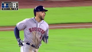 HOU@TEX: Springer goes deep for three-run shot