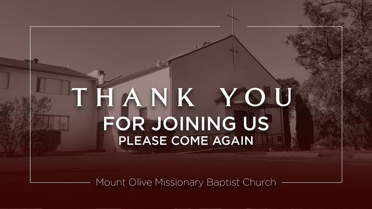 The Olive Morning Worship Service 7/19/26