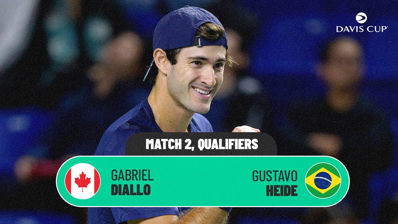 Gabriel Diallo v Gustavo Heide | Canada v Brazil | 2026 Davis Cup Qualifiers 1st Round Highlights