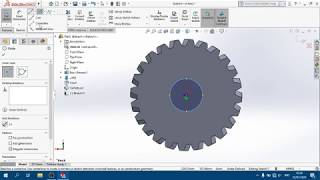Tutorial cara membuat Helical gear 1 (gear gigi miring) solidworks 2018 Tutorial cara membuat Helical gear 1 (gear gigi miring) solidworks 2018