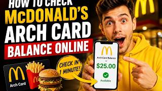 How to check McDonald's Arch Card balance online