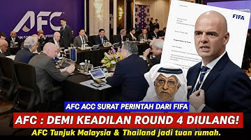 AFC acc surat dari FIFA! Round 4 resmi di ulang bulan depan, bukan di jepang tapi di Malay & Thailan
