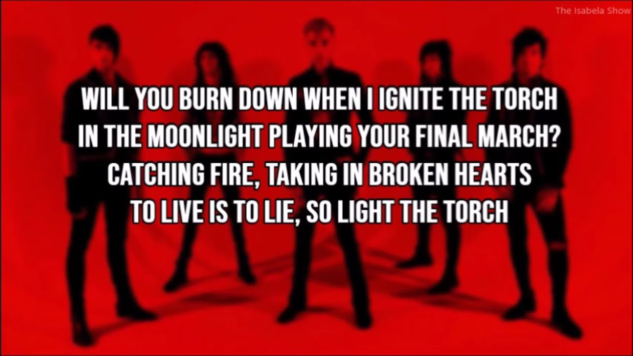 Black Veil Brides Torch (Lyrics) YouTube
