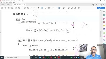 $14.5: The Chain Rule for Multivariable Functions | Calculus 3 Lecture – Dr. Dahal