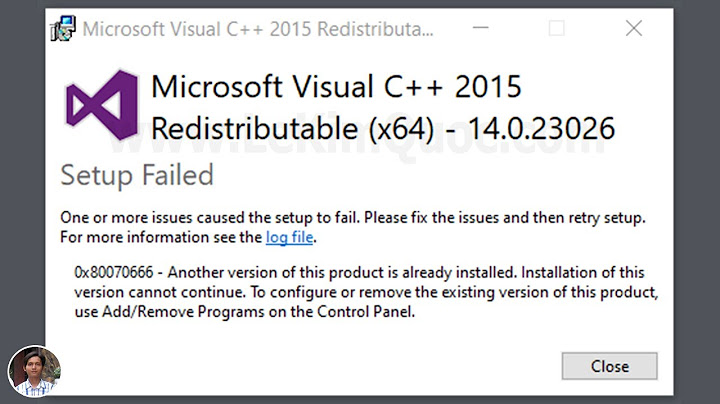 Cài microsoft visual c++ update vào máy tính thế nào