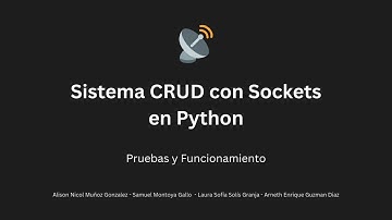 Sistema CRUD con Sockets en Python