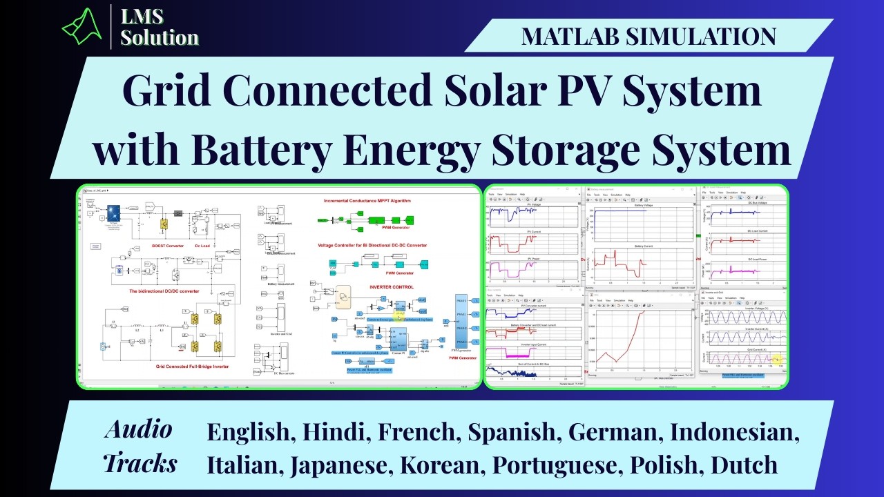 MATLAB Simulation of Grid Connected Solar PV System with Battery Energy ...