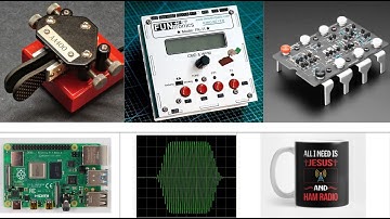 pi 4 CW Keyer: keyed 555 osc raspy harsh square wave to Pure Sine Wave Converter raised cosine edges