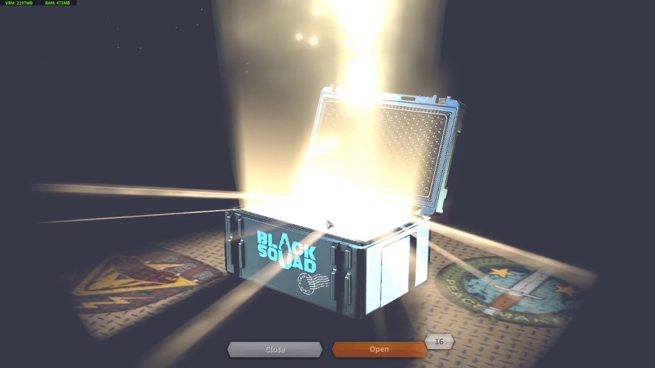 Black Squad: Opening Gold Randon Boxes (no knife)