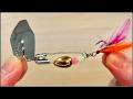 Safety Pin Craft: How To Make a Metal Bait Out of a Bladed Jig Blade.