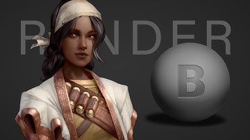 Character Design Part 6 - Rendering B