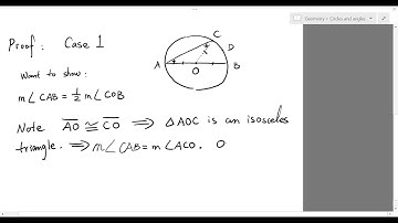 The Inscribed Angle Theorem, Euclidean Geometry, Angles and Circles, Part 2