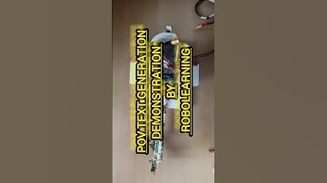 Shorts-POV text generation demonstration by using Arduino NANO