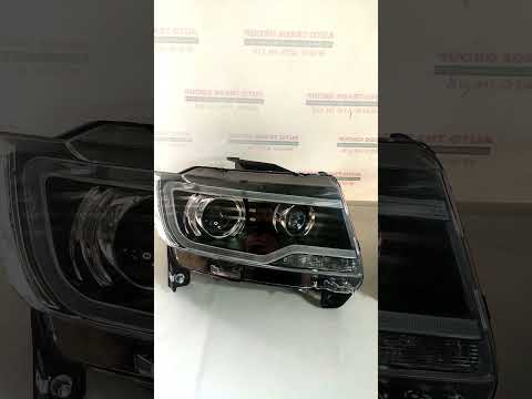 Фари ксенон Jeep Compass 2014-2016 Led ДХВ 68171215AA, 68171214AB комплект, видео 1