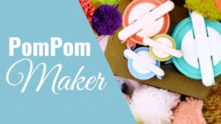 DIY - Pom Pom Making Ideas | How to Use Pom Pom Maker | Pom Pom Making Machine | Pom Pom Maker Craft