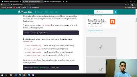 Java - Quiz Pilihan Ganda Berbasis GUI (Graphical User Interface)