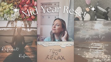 Mid-Year Reset: Reflect, Refocus, and Visualize Your Goals| goal reflection + vision board refresh!🌼