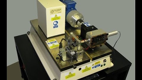 TE 77 High Frequency Friction Machine - Training Video