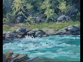 Summer River Acrylic Painting Tutorial