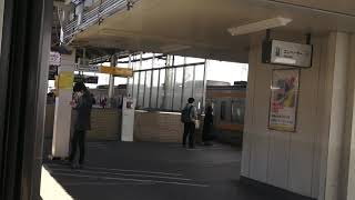 東海道本線２１１系普通列車興津行き静岡駅到着シーン2022.03.06.
