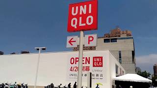 民報之聲UNIQLO【高雄九如路-路面店】街景與店面與陳設巡禮