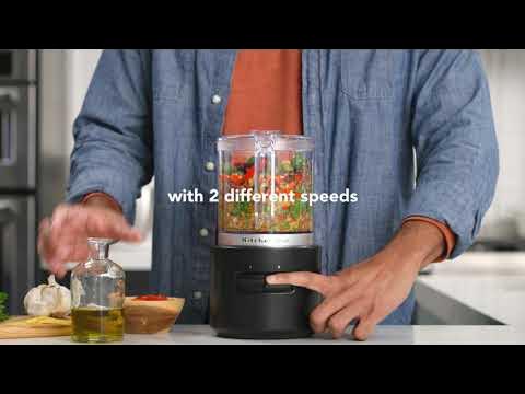 KitchenAid 5-Cup Cordless Food Chopper - Black