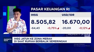 Ihsg Jatuh Ke Zona Merah Saat Rupiah Perkasa Lawan Dolar As