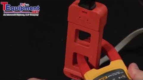 How To Measure Current On A Power Cord with the Fluke 375